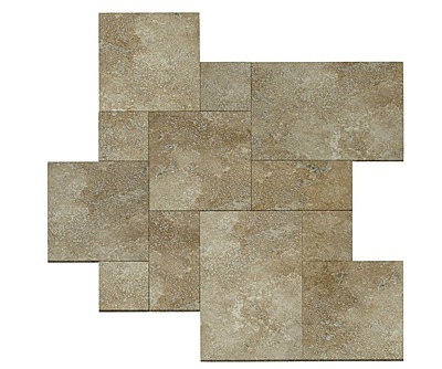 Noche Travertine Paver Pattern 1,2"
