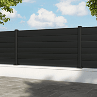 Artos Anthracite Aluminum Fence Artos Anthracite Aluminum Fence