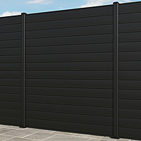 Artos Anthracite Aluminum Fence Artos Anthracite Aluminum Fence