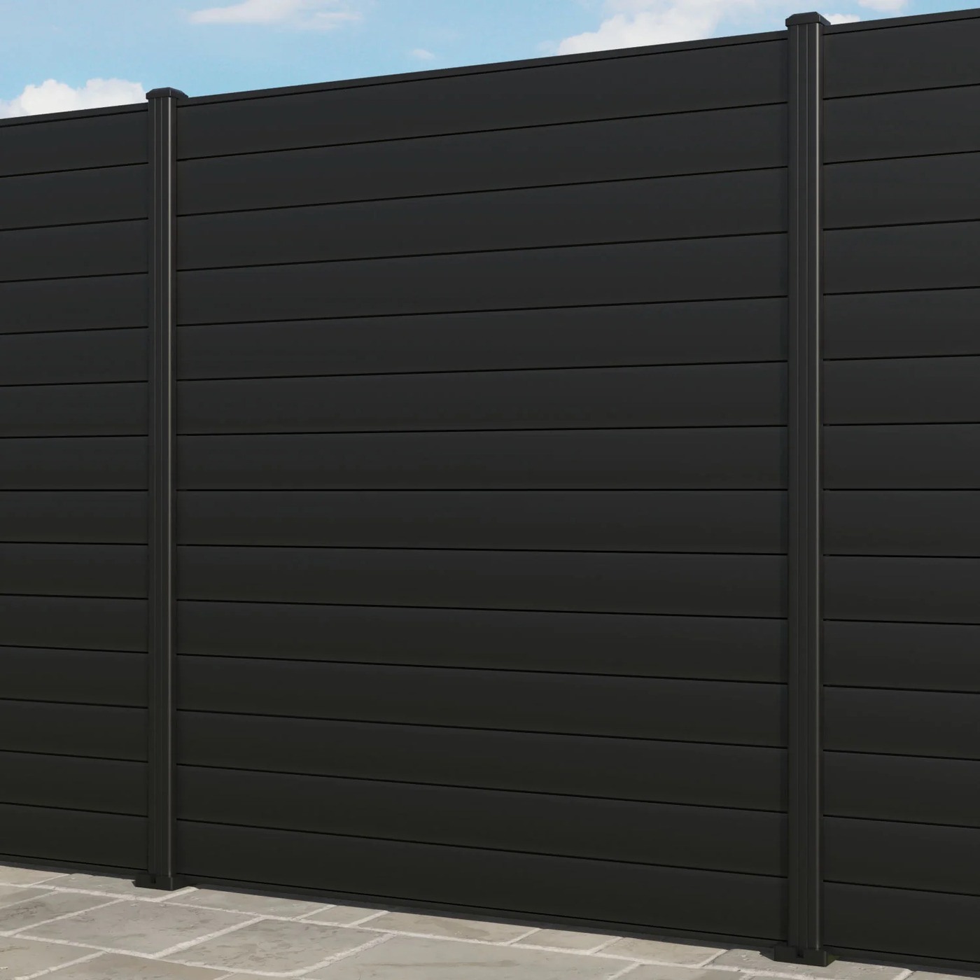 Artos Anthracite Aluminum Fence Artos Anthracite Aluminum Fence