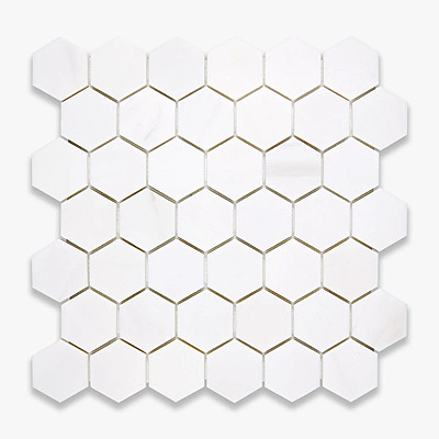 DOLOMITE FIRST CLASS HEXAGON POLISHED2''