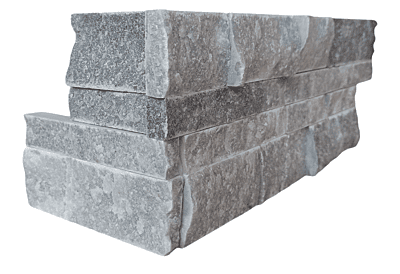 Afyon Grey Stack Stone Corner6x12