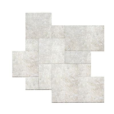 Beige Travertine Paver Set  1 ¼”
