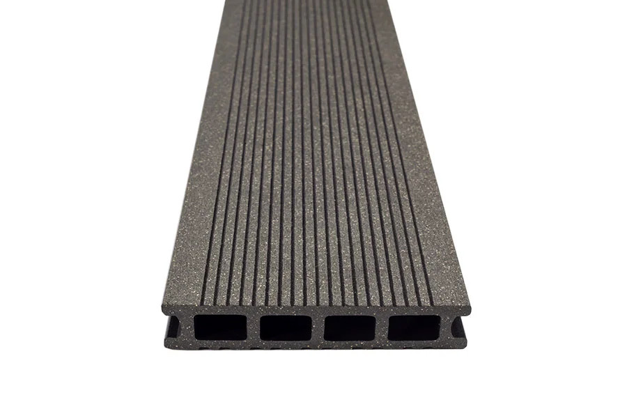 Classic Striped Anthracite Composite Deck Classic Striped Anthracite Composite Deck