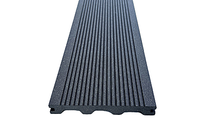 Belt Striped Anthracite Composite Deck