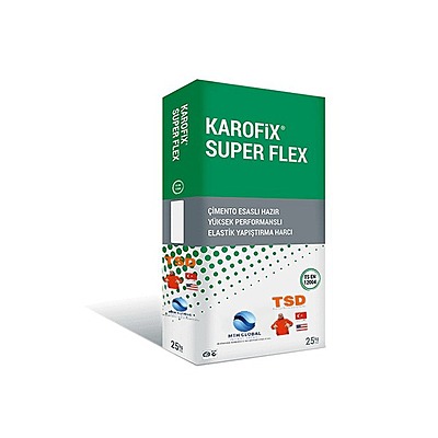 KAROFIX SUPER FLEX THINSET 45LBS ENTEGRE GREEN C2TE