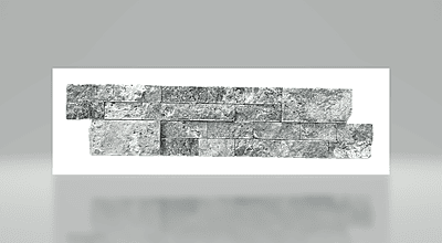 Silver Travertine Stack Stone 6x24