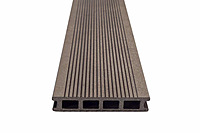 Classic Striped Brown Composite Deck Classic Striped Brown Composite Deck