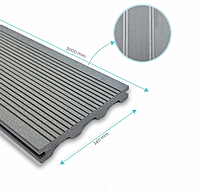 Belt Striped Grey Composite Deck Belt Striped Grey Composite Deck