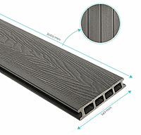 Classic 3D Emboss Oak Composite Deck Classic 3D Emboss Oak Composite Deck