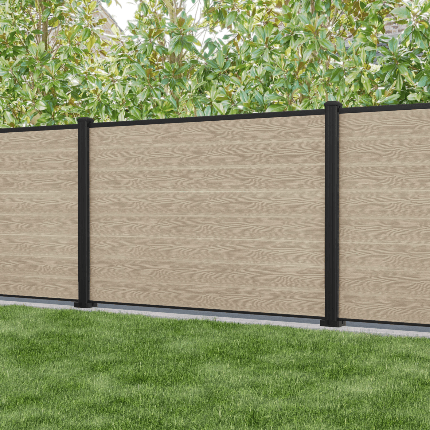 Classic Fence Oak Double-sided profile surface Classic Fence Oak Double-sided profile surface