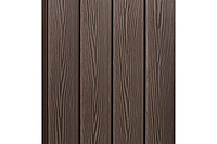 ShipLap Dark Brown Composite Wall Panel ShipLap Dark Brown Composite Wall Panel