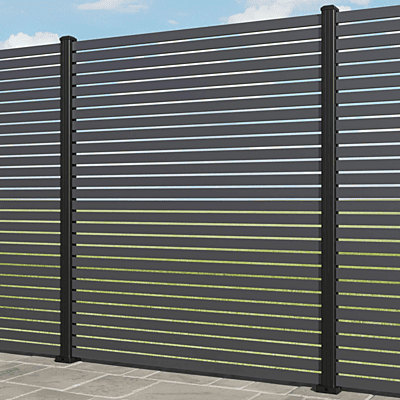Coral Aluminum grey Fence