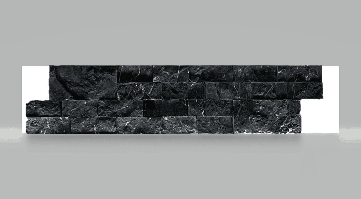 Nero Marquino Stack Stone 6x24 Nero Marquino Stack Stone 6x24