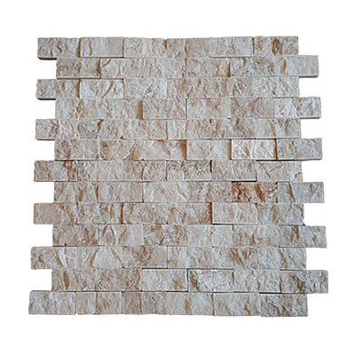 Beige Marble Stack Stone 1x2